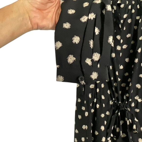 Rebecca Taylor long sleeve dandelion dress size 6. 100% silk, drawstring waist - Picture 10 of 15